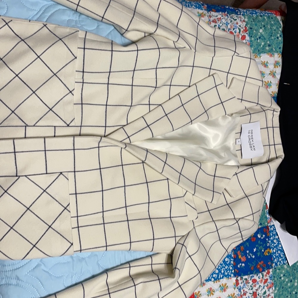 Size 8 white and black Derek Lam jacket